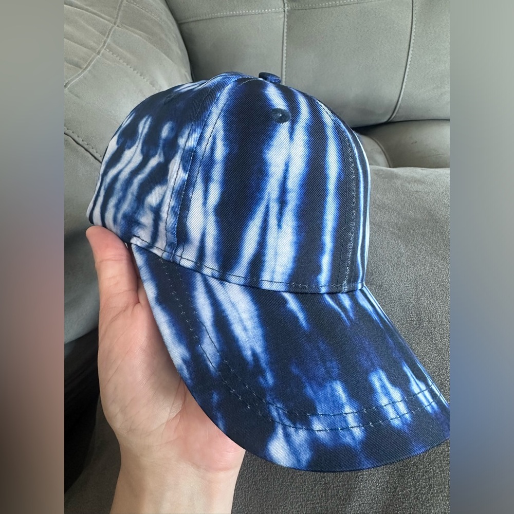 Molo Sebastian Smiley Hat Tie Dye Vertical baseball Hat Size S-M New! - Picture 2 of 14